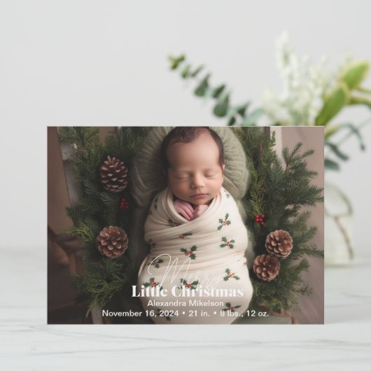 写真メリーリトルクリスマス シーズンカード (スタンド正面)