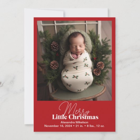 写真メリーリトルクリスマス シーズンカード (正面)