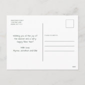 写真メリーリトルクリスマス シーズンポストカード (裏面)