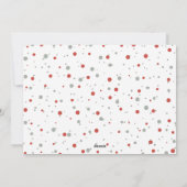 写真メリー数々のクリスマス シーズンカード (裏面)