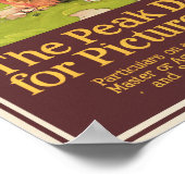 写真メーカーのヴィンテージPosteのピーク地区 ポスター (角)