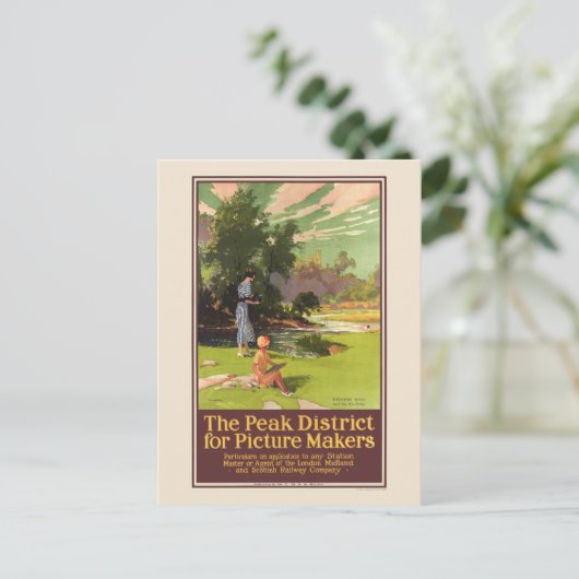 写真メーカーのヴィンテージPosteのピーク地区 ポストカード (スタンド正面)