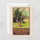 写真メーカーのヴィンテージPosteのピーク地区 ポストカード (正面/裏面)