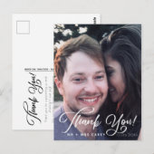 写真モダンありがとう ポストカード (正面/裏面)