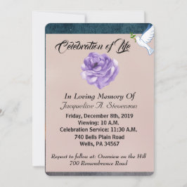 写真モダンお祝いの追加 招待状