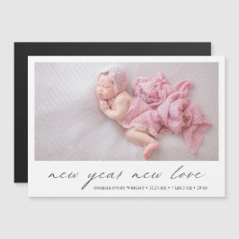 写真モダンかわいい休日の誕生発表