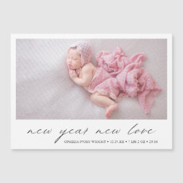 写真モダンかわいい休日の誕生発表