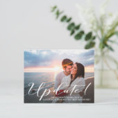 写真モダンが延期さ結婚れた ポストカード (スタンド正面)