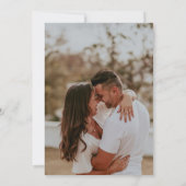 写真モダンでレイアウトを分割結婚する 招待状 (裏面)