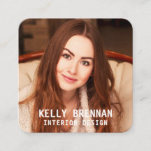 写真モダンとソーシャルメディア付き名刺