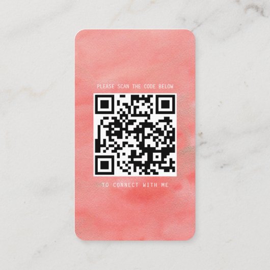 写真モダンとソーシャルメディア付き名刺 名刺 (裏面)