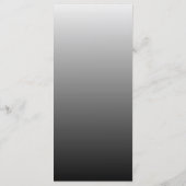 写真モダンとブラックオーバーレイ結婚ズ メニュー (裏面)