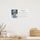 写真モダンと名前2020カパーソナライズされたレンダー ポスター (キッチン)