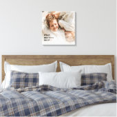 写真モダンと最も重要な事項前向き引用文 キャンバスプリント (インサイチュ (寝室))