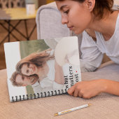 写真モダンと最も重要な事項前向き引用文 ノートブック