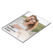 写真モダンと最も重要な事項前向き引用文 ノートブック (左側)