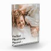 写真モダンと最も重要な事項前向き引用文 フォトブロック (左)