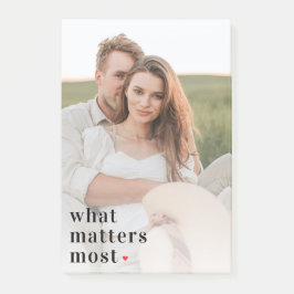 写真モダンと最も重要な事項前向き引用文 ポストイット