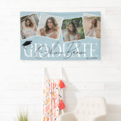 写真モダンと署名の卒業パーティー 横断幕 (インサイチュ)