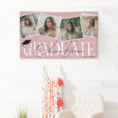 写真モダンと署名の卒業パーティー 横断幕 (インサイチュ)