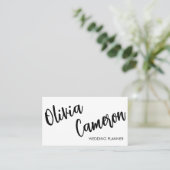 写真モダンとQrコード付き名刺 名刺 (スタンド正面)