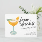 写真モダンのおもしろい結婚式の日付の保存 セーブザデート (スタンド正面)