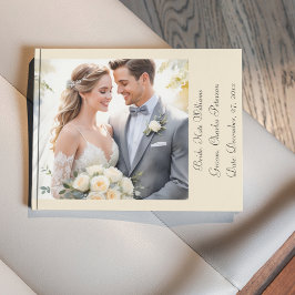 写真モダンのカスタムQrコード ゲストブック