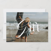 写真モダンのギフト券 (正面)