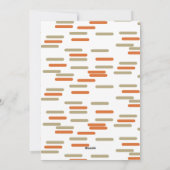 写真モダンのクリスマスをブロックパーソナライズされたする シーズンカード (裏面)