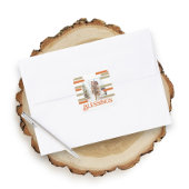 写真モダンのクリスマスをブロックパーソナライズされたする スクエアシール