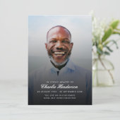 写真モダンのスクリプト葬儀プログラム プログラム (スタンド正面)