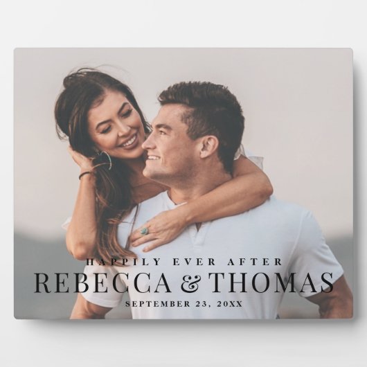 写真モダンのプラッ結婚クのタイプ フォトプラーク (正面)