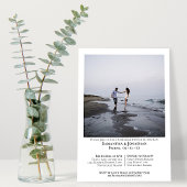 写真モダンのリハミニマルーサル&ディナー 招待状