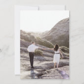 写真モダンの保存日 セーブザデート (裏面)