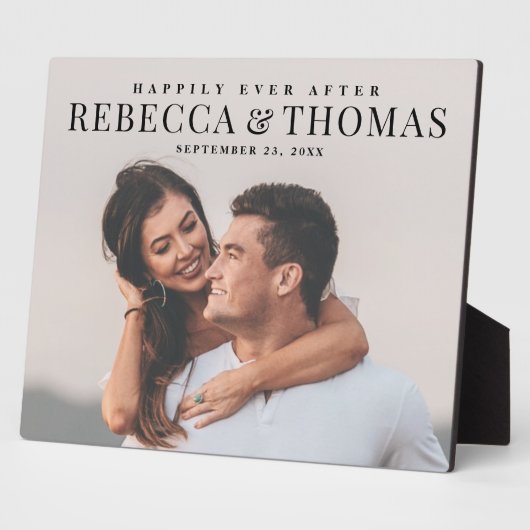 写真モダンの入結婚力 フォトプラーク (側面)