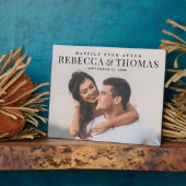 写真モダンの入結婚力 フォトプラーク (側面)