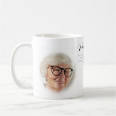 写真モダンの前後のメモリアル コーヒーマグカップ (左)