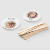 写真モダンの前後のメモリアル ハンドファン (組立なし)