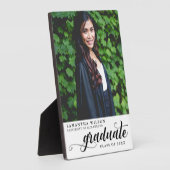 写真モダンの卒業スクリプト フォトプラーク (側面)