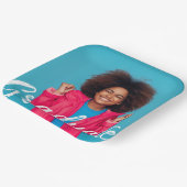 写真モダンの卒業スクリプト ペーパープレート (傾斜あり)