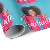 写真モダンの卒業スクリプト ラッピングペーパー (ロールコーナー)