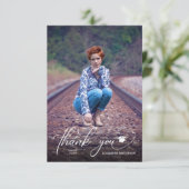 写真モダンの卒業式 サンキューカード (スタンド正面)