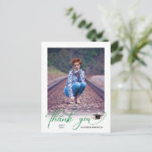 写真モダンの卒業式 ポストカード (スタンド正面)