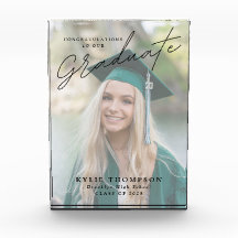 写真モダンの卒業祝いの台本