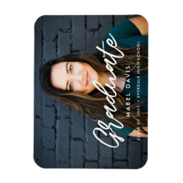 写真モダンの卒業 マグネット