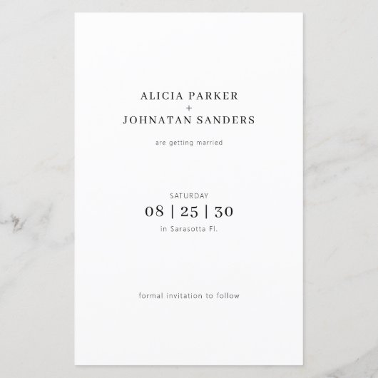 写真モダンの宛先の結救婚日 (裏面)