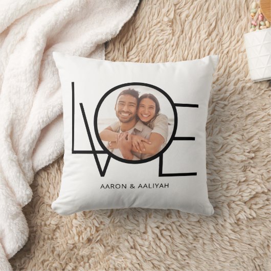 写真モダンの愛 クッション (ブランケット)