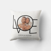 写真モダンの愛 クッション (裏面)