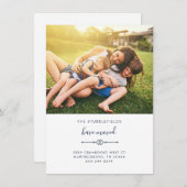 写真モダンの新しいアドレスの移動告知 (正面/裏面)