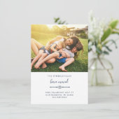 写真モダンの新しいアドレスの移動告知 (スタンド正面)